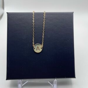 SOLD!! Gold Initial “A” Bracelet New In Box